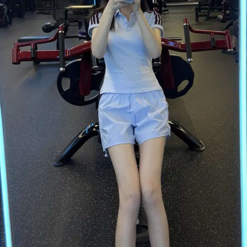 나이키 원 드라이핏 하이웨이스트 5인치 트레이닝 쇼츠 블루 IB9227-412 - 상품 이미지
