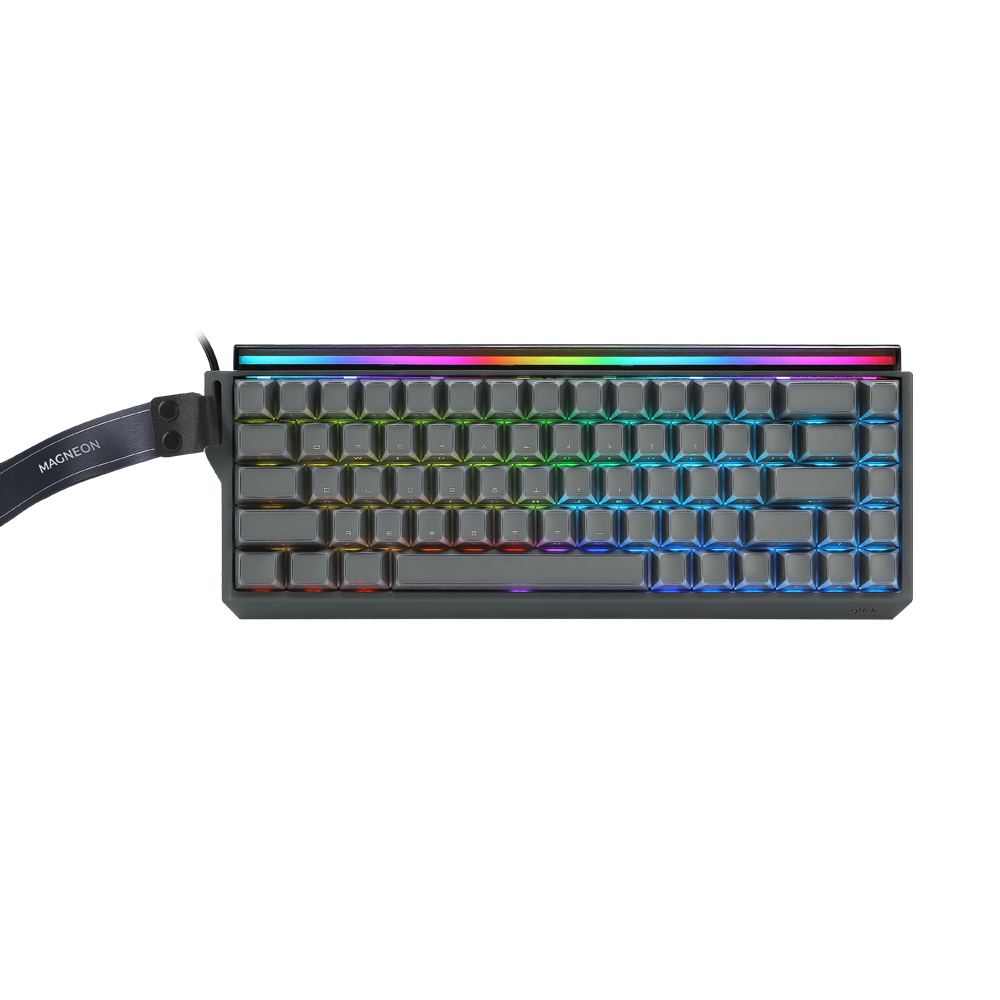 지클릭커 MagneonX 8K RGB 래피드트리거 XRT68 자석축 마그네틱 게이밍 기계식 키보드 스페이스엑스 보각보각 핑크소닉 - 상품 이미지