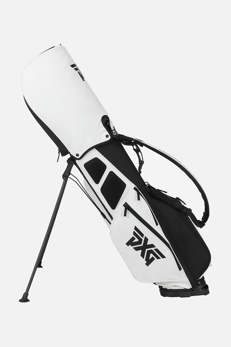 PXG 에센셜 라이트웨이트 스탠드백 ESSENTIAL LIGHT-WEIGHT STAND BAG 블랙/화이트 - 상세 이미지 3