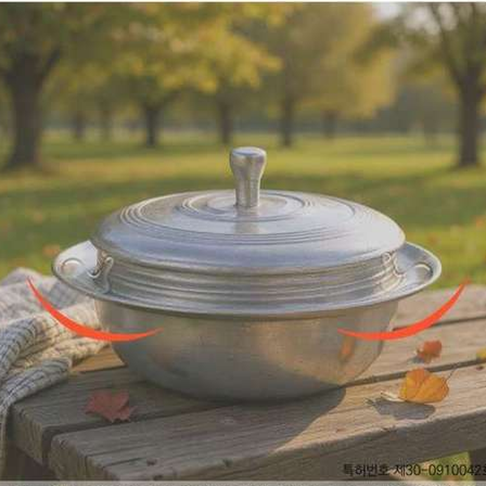 캠핑감성직화가능백철가마솥 솥밥맛집국물요리생주물미니솥 무쇠주물인덕션겸용미니가마솥 1인용밥솥 260 - 상세 이미지 3