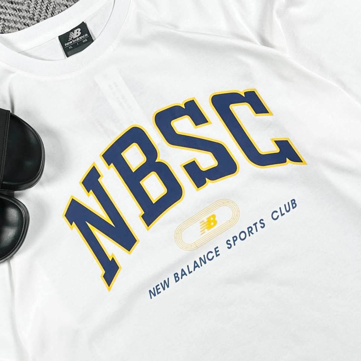 뉴발란스 반팔티 NBSC 오버핏 커플 티셔츠 이미지 6