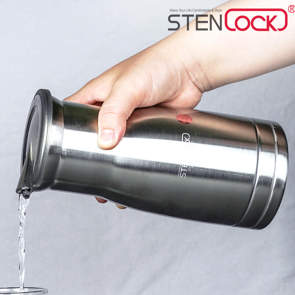 스텐락 국산 스텐 물병 업소용 식당 물통 900ml, 1개