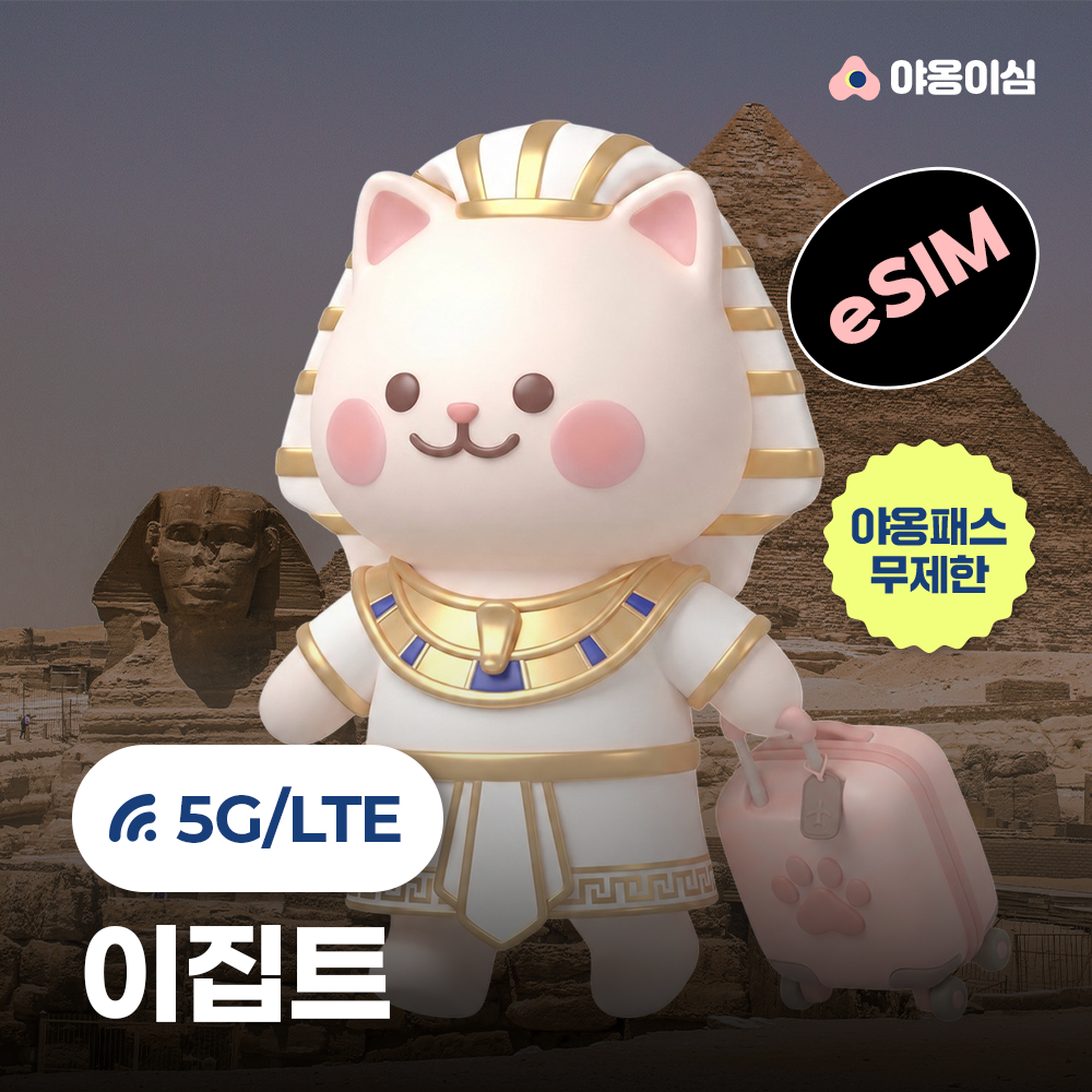 이집트이심 eSIM 1일 500MB 데이터 무제한 - 상품 이미지