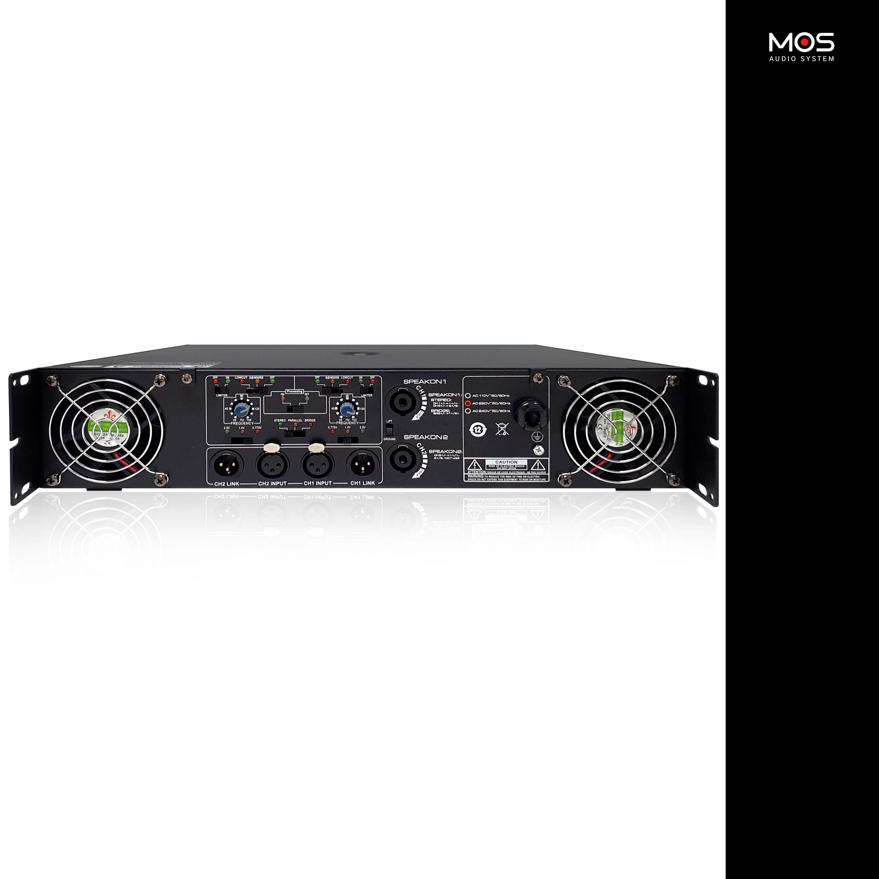 모스 SA1000 디지털 파워앰프 1200W 2채널 컴팩트형 - 상품 이미지