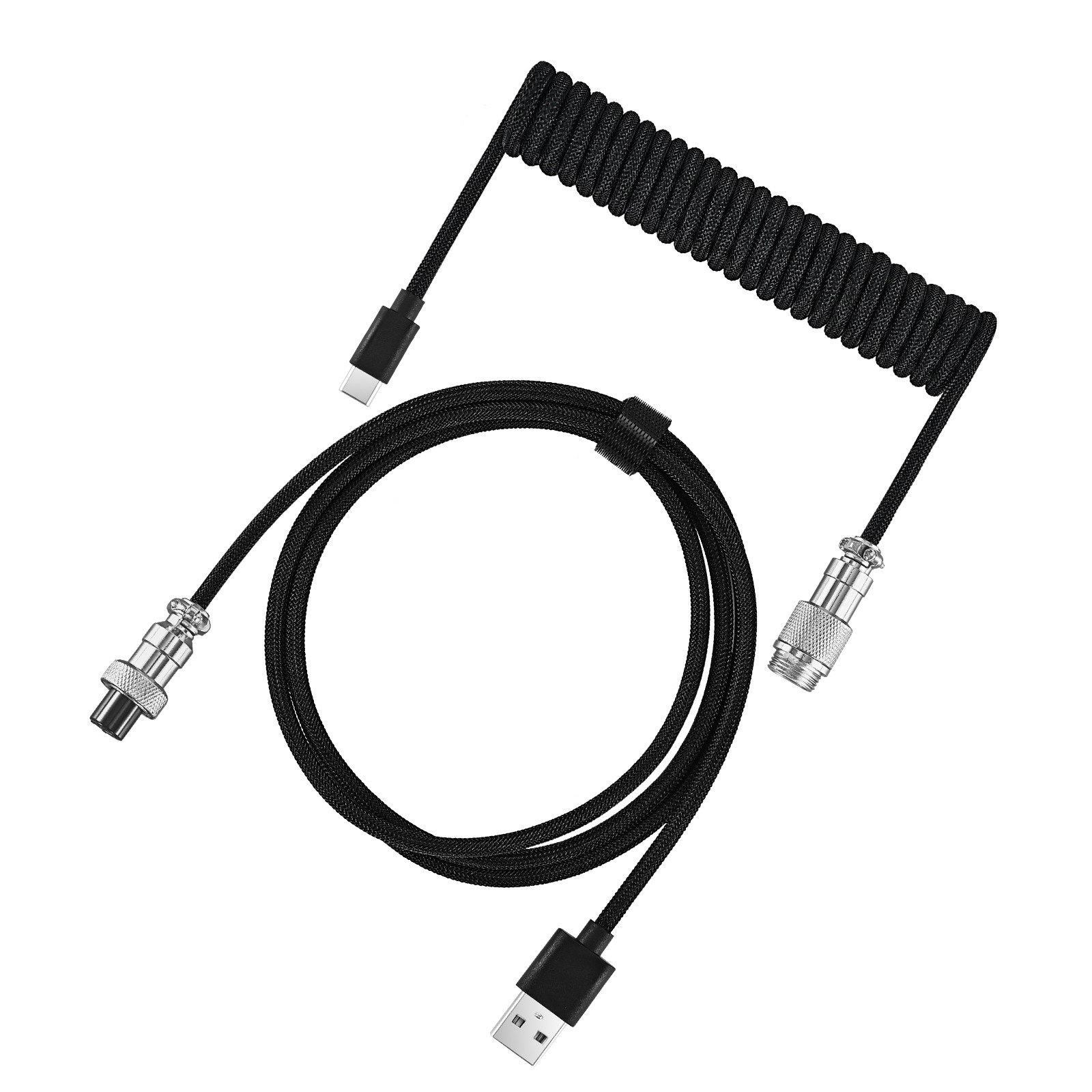 코일X 기계식 키보드 항공 코일 케이블 USB C타입 - 상품 이미지
