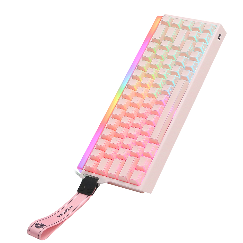 지클릭커 MagneonX 8K RGB 래피드트리거 XRT68 자석축 마그네틱 게이밍 기계식 키보드 페일핑크엑스 보각보각 핑크소닉 - 상세 이미지 4