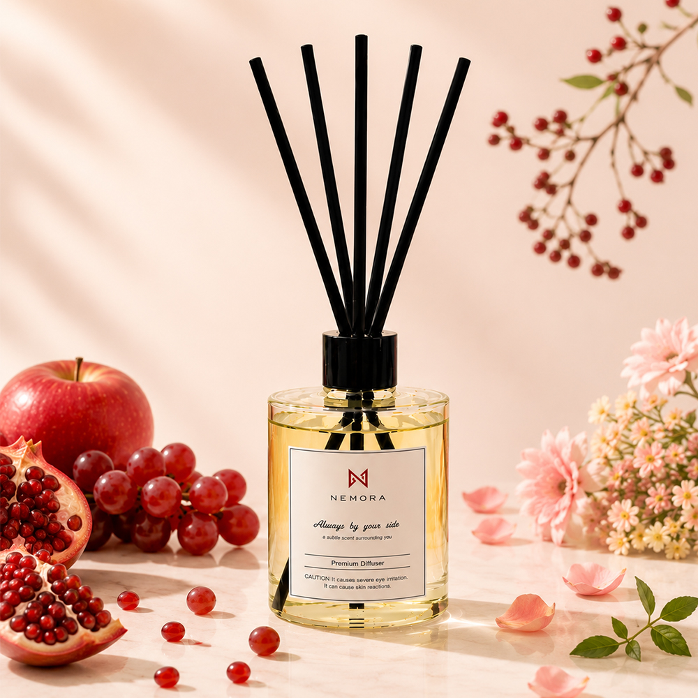 네모라네이처 레드플룻향 방향제 달콤한 과일 대용량 500ml 디퓨저 거실 다이닝룸 로맨틱향 - 상품 이미지