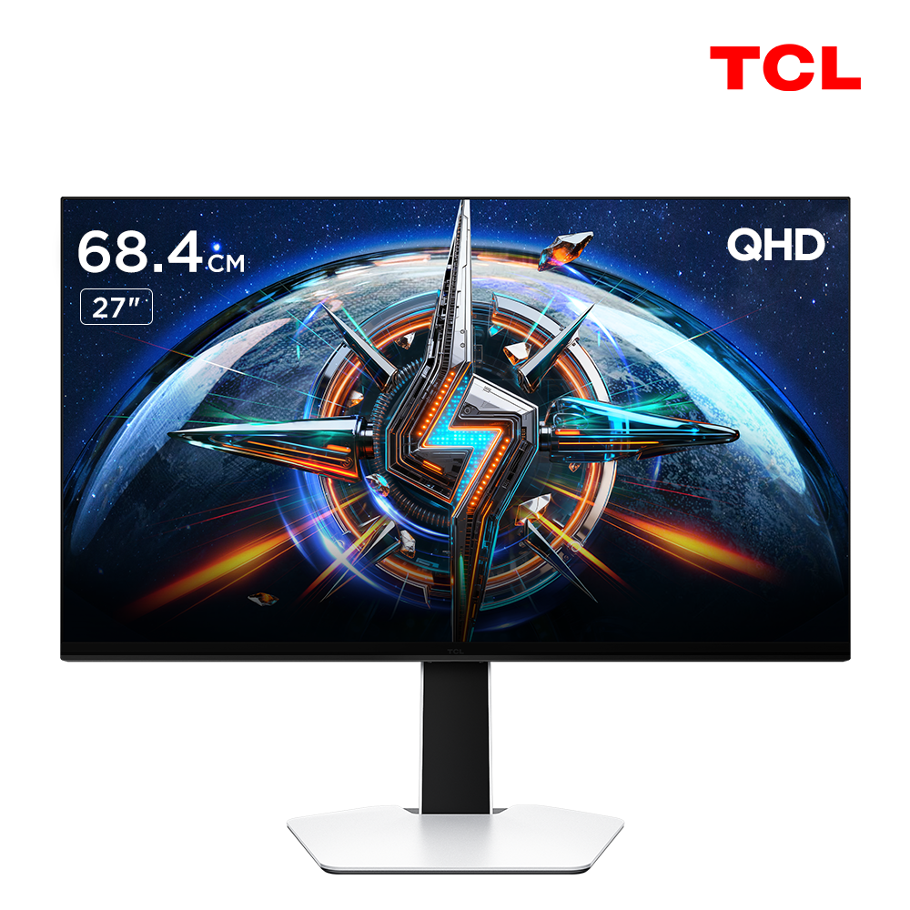 TCL QD-Mini LED 27P3A 게이밍 모니터 260Hz 27인치(68.4cm) 정면 제품 사진
