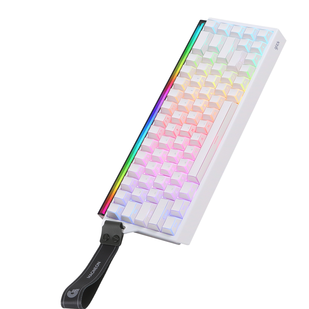 지클릭커 MagneonX 8K RGB 래피드트리거 XRT68 자석축 마그네틱 게이밍 기계식 키보드 폴라화이트엑스 보글보글 무소음 레이저자몽 이미지 4