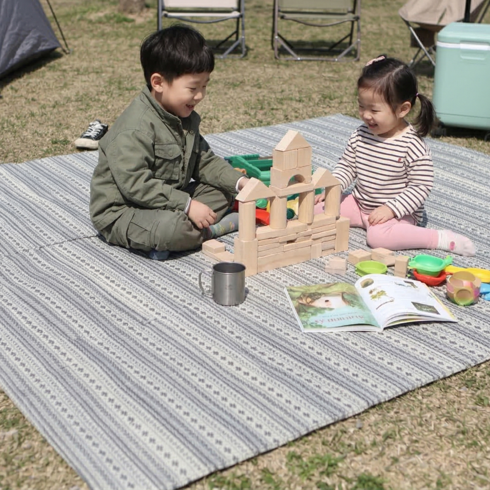 두꺼운 힐링 발포 캠핑매트 돗자리 피크닉 빅사이즈 이미지 8