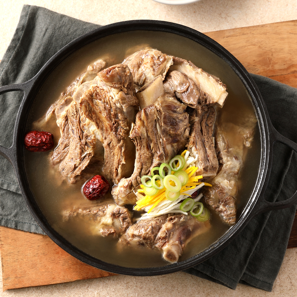 진심먹거리 건강 보양식 소갈비탕 왕갈비탕1.5kg x2팩 밀키트 - 상세 이미지 4