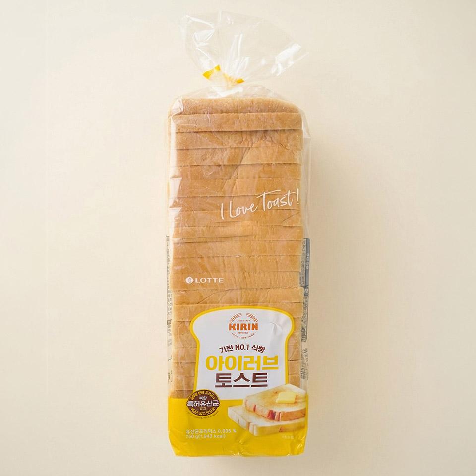 메가마트 롯데웰푸드 기린 아이러브 토스트 750g - 상품 이미지