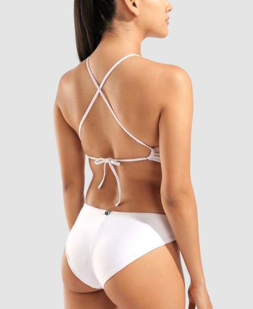 아레나 컷아웃 원피스 로고타입 White, L - 상세 이미지 5
