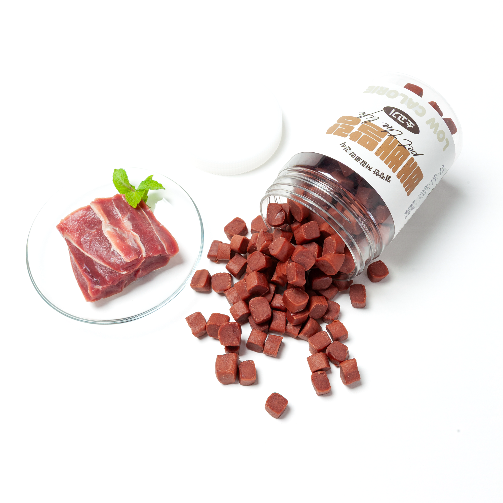 펫더라이프 빼빼말랑 강아지 다이어트 저칼로리 노견 간식, 300g, 1개, 소고기 - 상품 이미지