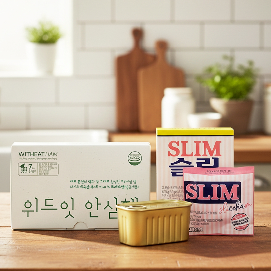 위드잇 안심햄 200g X 3개, 무항생제 한돈 수제햄 저지방 유아식 어린이 반찬 무첨가 - 상품 이미지