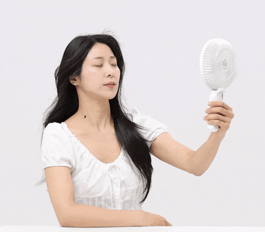 폴디 빅팬 손풍기 휴대용 핸디 핸드 접이식 100단 선풍기 판매처 상세 정보 이미지 3
