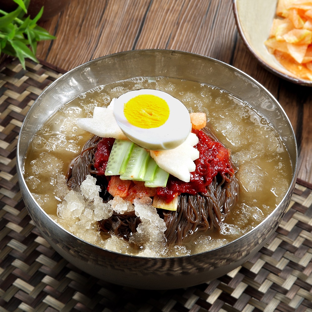 엄지 칡냉면 세트 물비빔냉면 냉면김치 반반 10인분세트 - 상품 이미지