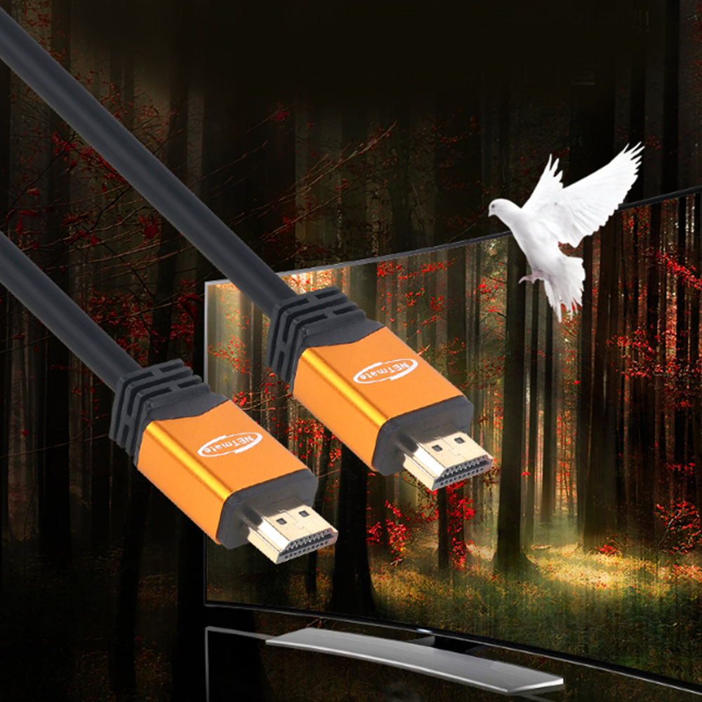 강원전자 넷메이트 4K 60Hz HDMI 2.0 모니터 케이블 2m, 1개 - 상품 이미지