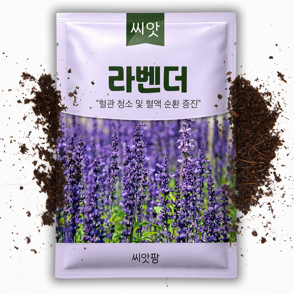라벤더 씨앗 100립 라벤다 허브 종자 씨 - 상품 이미지