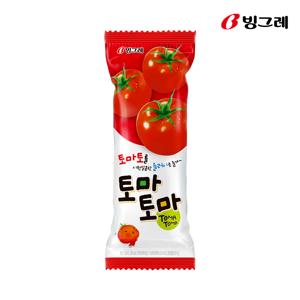 해태아이스 토마토마 120ml 35개 아이스크림 이미지 2