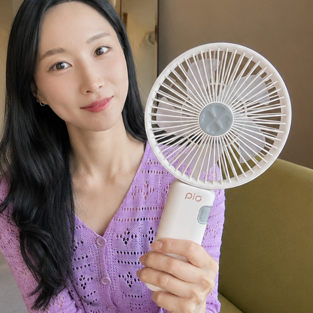 피오 6인치 빅팬 선풍기 휴대용 손풍기 미니 손선풍기 30시간사용 제품 이미지