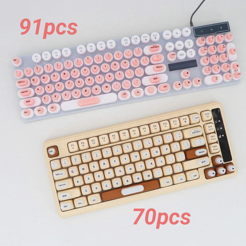 키보드 네일 스티커 기계식 데스크탑용 보호 실리콘키캡 반투명 인쇄 12x7.5mm 64개 - 상세 이미지 3