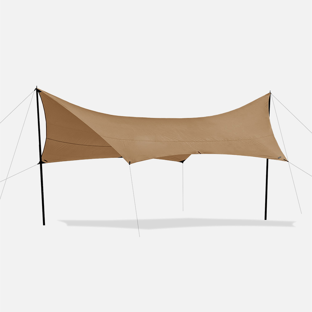 디얼스 헥사타프 HEXA TARP 지오에어 호환타프 실타프 경량타프 블랙코팅타프 이미지 6