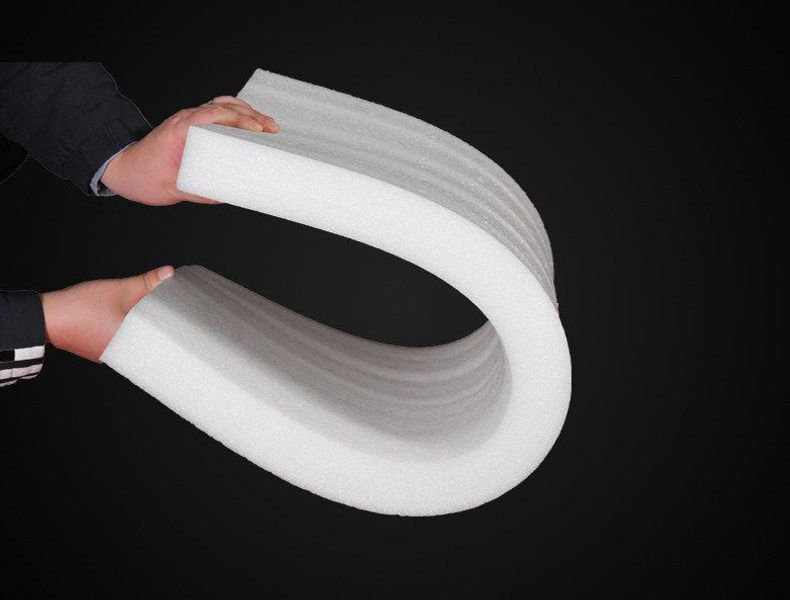 EPE 폼보드 충격 방지 포장 완충 스펀지 화이트 10cm 폭 50cm 길이 1m (4개) - 상품 이미지
