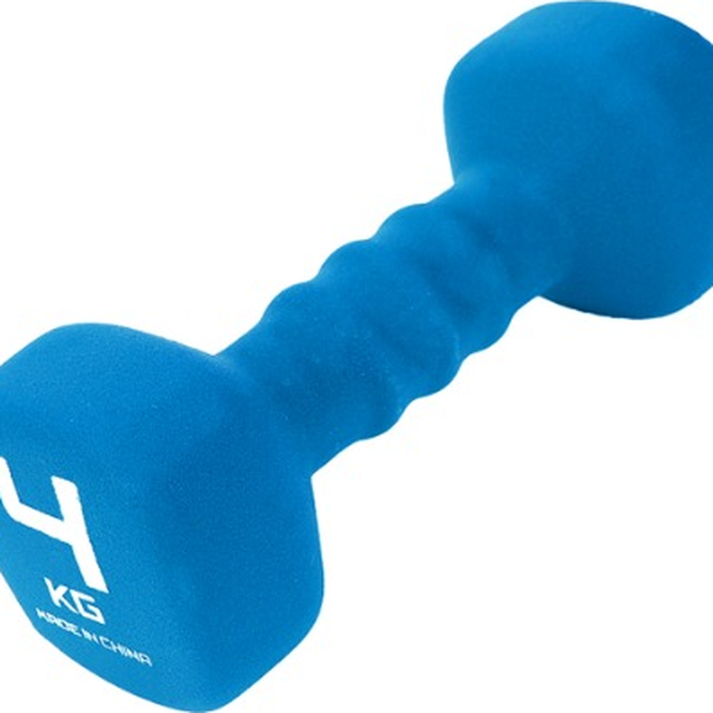 스카이블루팔운동네오프렌아령 홈트레이닝네오프렌덤벨 여자운동중량아령 4kg - 상세 이미지 2