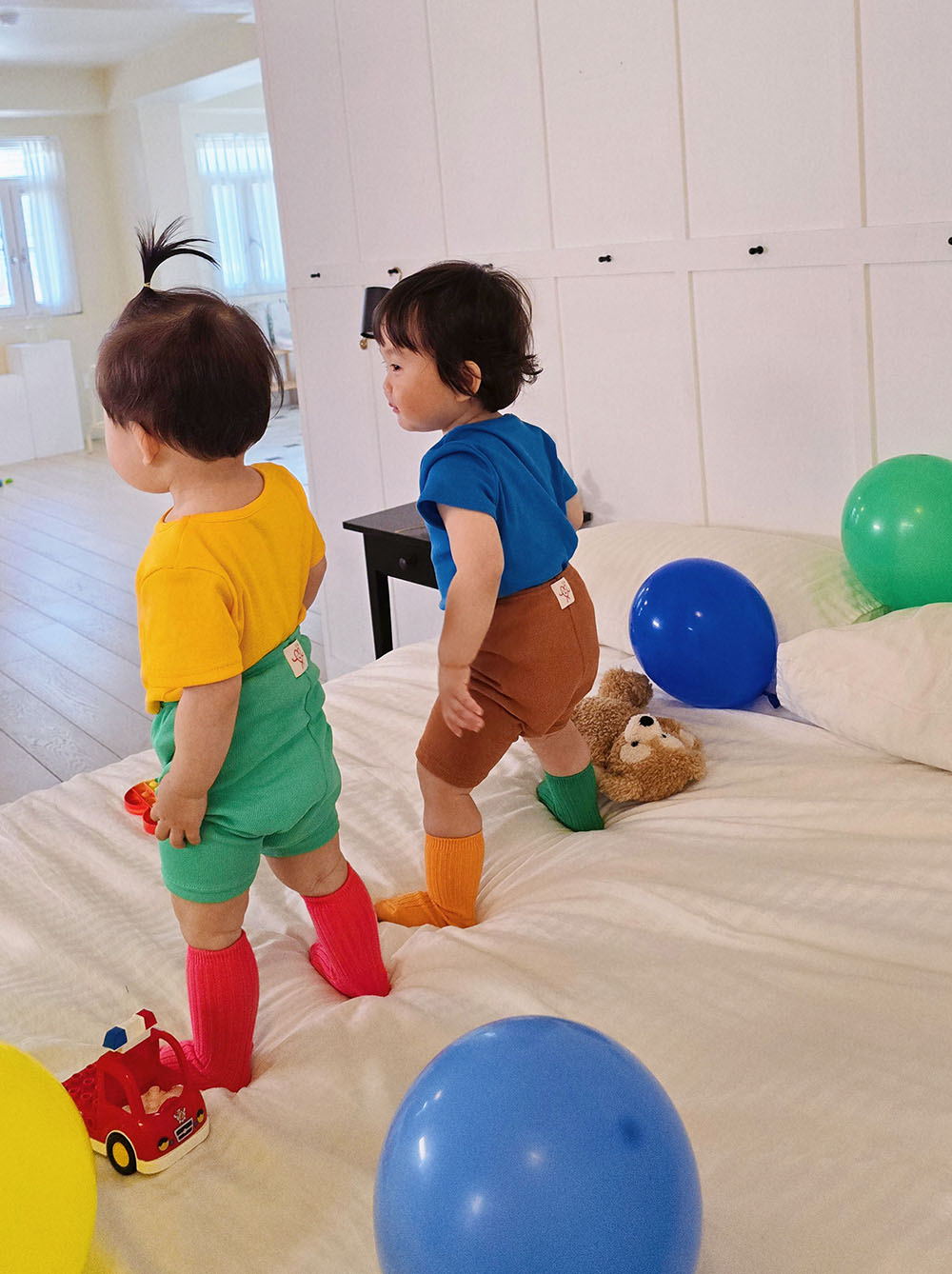크레파스 골지 스판 실내복 이미지 6