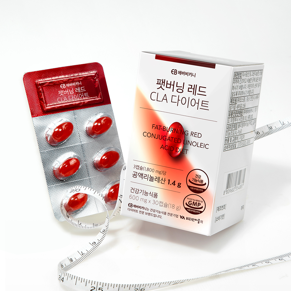 비타민마을 팻버닝 레드 cla 다이어트 30캡슐, 1개 - 상세 이미지 5