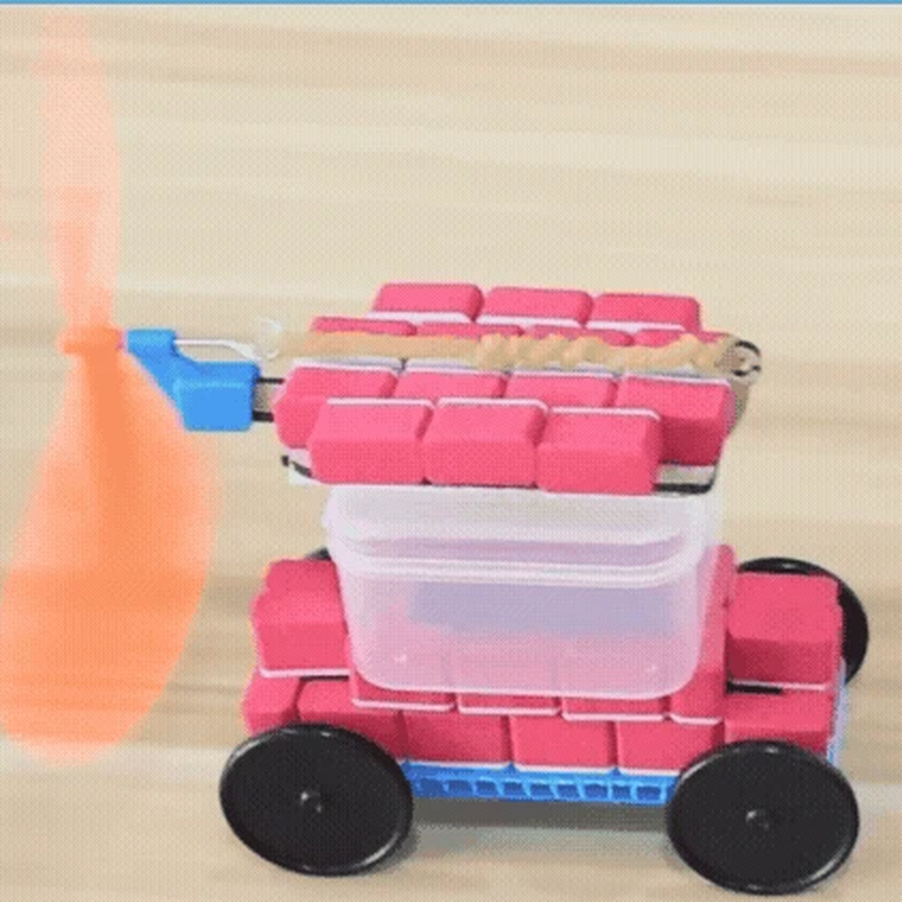 자율주행원리STEM교육자율주행윈드카 미래기술교육초등고학년바람동력자동차 DIY과학교구방과후과학배송로봇모형 - 상세 이미지 5