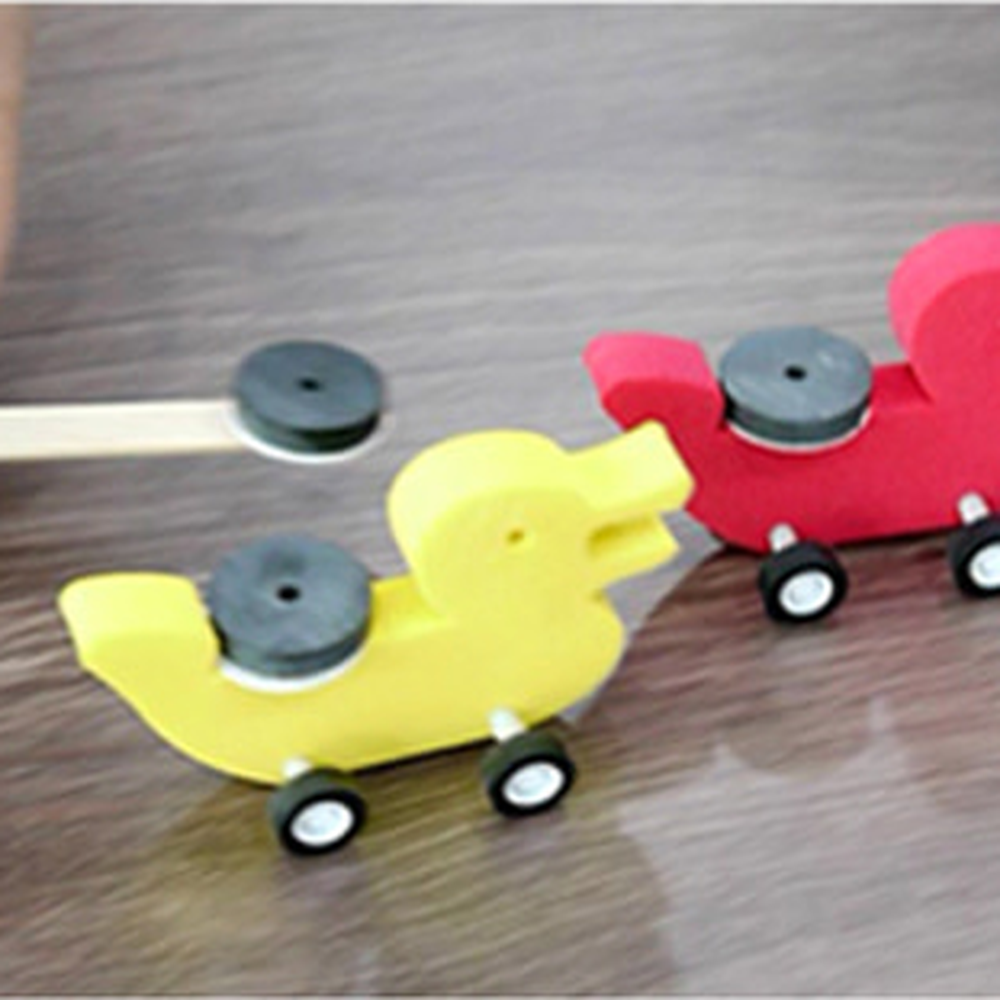 자기주도학습초등저학년자석오리자동차 초등과학교구늘봄교실자석밀기자동차 개별탐구방과후과학 5인세트 - 상세 이미지 4