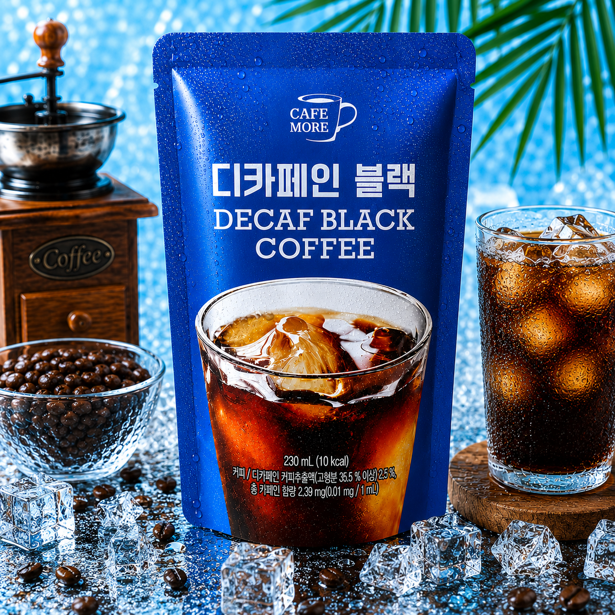 카페모어 디카페인 블랙 230ml (10개입x5 총50팩) 아메리카노 커피 원두 블랙커피 - 상세 이미지 3