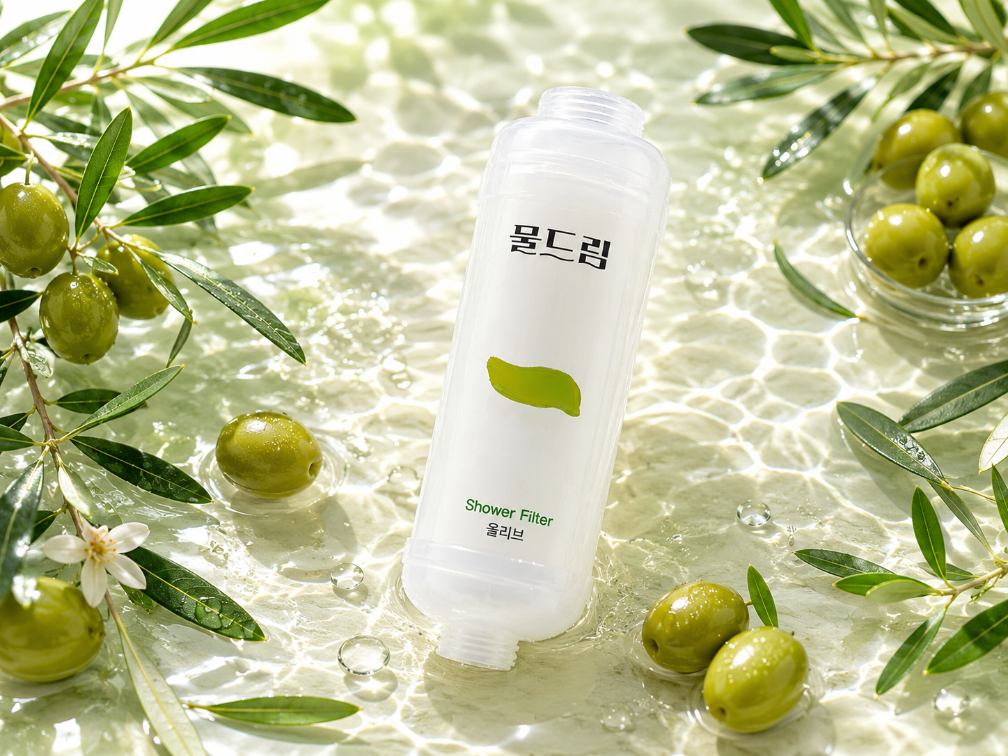 비타민 샤워기 동남아 여행 필터 녹물 염소 제거 향기 리필 물드림 단품 오크베리향, 1개 - 상품 이미지