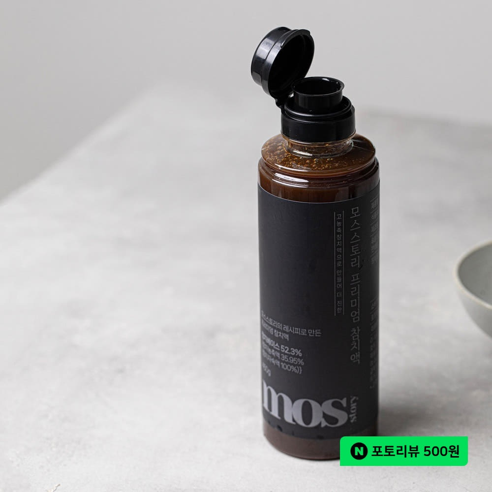 모스스토리 프리미엄 고농축 참치액 국산콩 발효간장 350ml, 1개 상품 이미지
