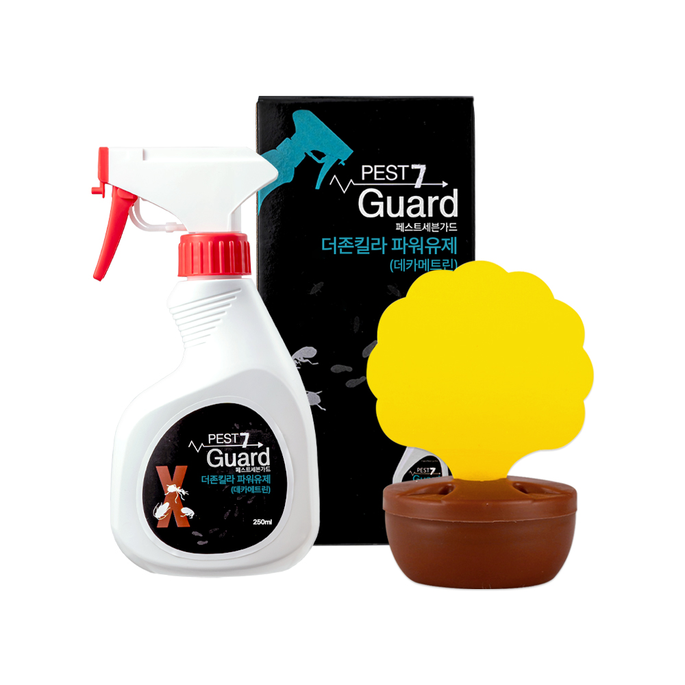 페스트세븐 가드250ml + 페스트세븐 초파리트랩 바퀴벌레약 살충제 퇴치 퇴치법 퇴치제 끈끈이 - 상품 이미지