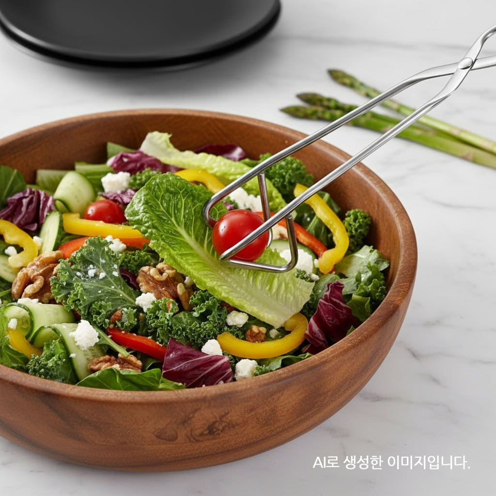 퓨어미즈키 올스텐 304 삼각 가위 집게 고기 핀셋 다용도 2개 세트 - 상세 이미지 3
