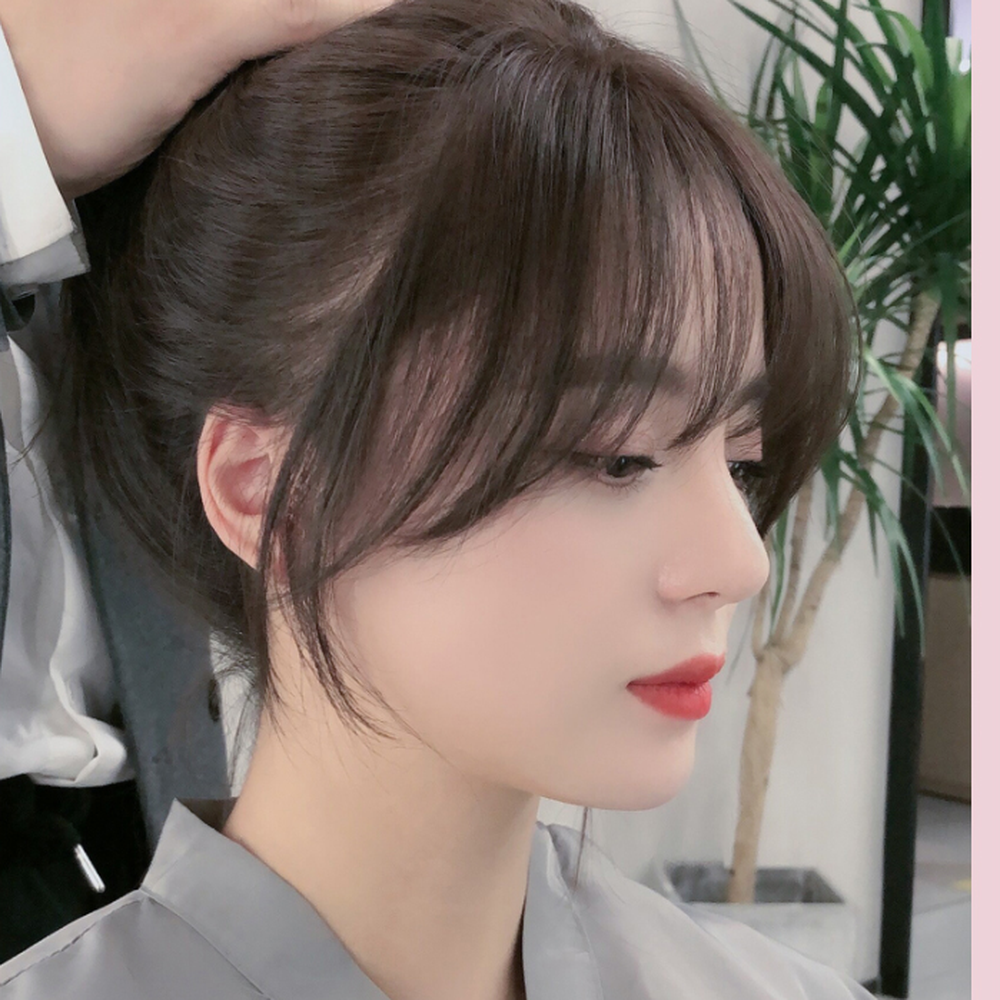셀프헤어앞머리가발 시스루스타일헤어스타일링여신앞머리 자연스러운모발관리고데기가발 - 상세 이미지 2