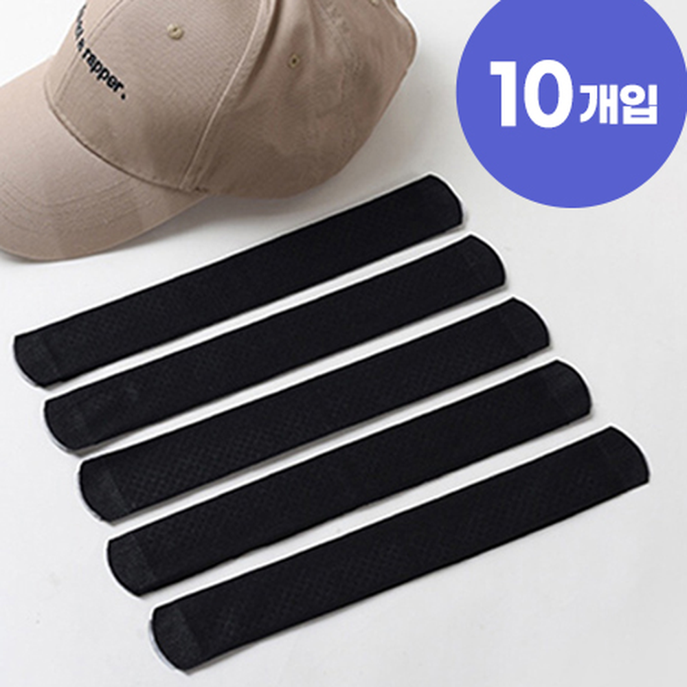 골프라운딩땀오염방지모자땀패드 메이크업오염모자흡수패드 얇은스포츠활동 10p - 상세 이미지 3