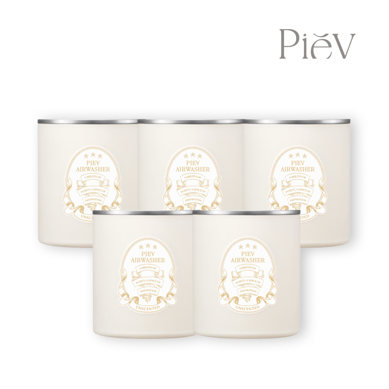 피에브 에어워셔 고체 탈취제 화장실 실내 냄새 제거 방향제 무향, 250g, 5개 - 상품 이미지