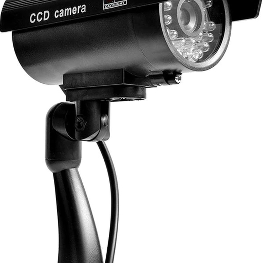 회전형방범용모형CCTV LED조명매장보안페이크CCTV 실제처럼침입방지가짜카메라 - 상세 이미지 2