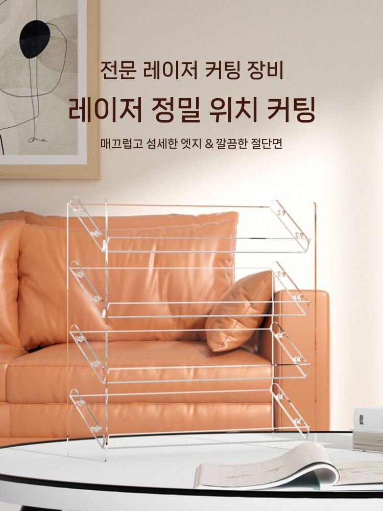 키보드정리대 투명 거치대 디스플레이 스탠드 진열대 4단 - 상세 이미지 5