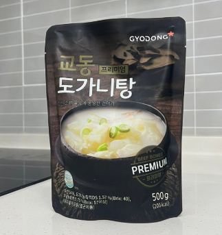 프리미엄 도가니탕 밀키트 간편국 즉석 국물 요리 실온보관 교동 500g 1개 - 상품 이미지