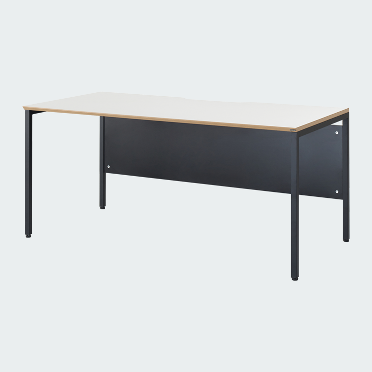오피스테일 뮤보 D600 회의실 연결식 책상 탁자 1200x600mm, 백색/블랙다리 - 상품 이미지