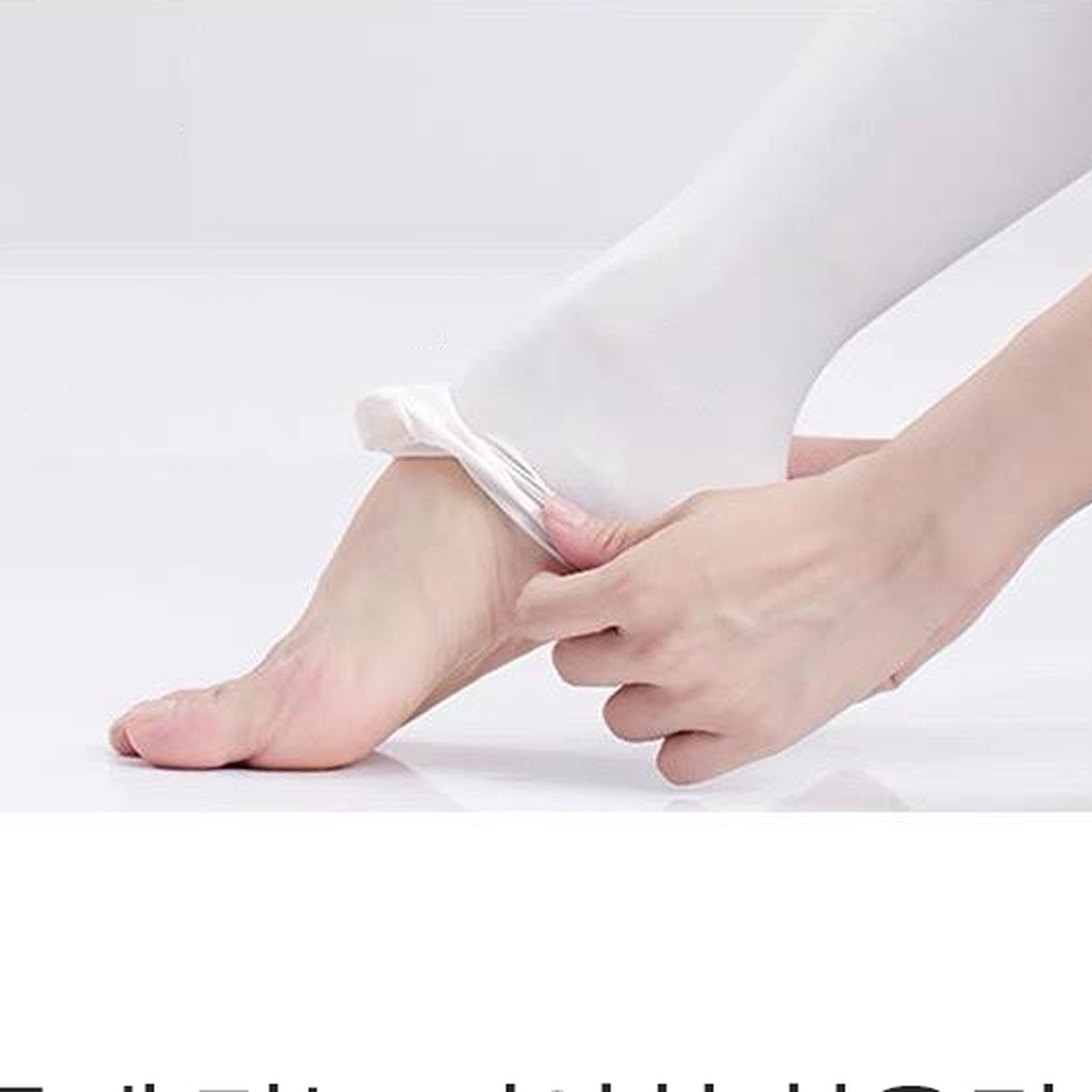 듀얼스타일발레타이즈 미끄럼방지토슈즈착용홀타이즈 무용복장발레스타킹 77cm - 상세 이미지 4