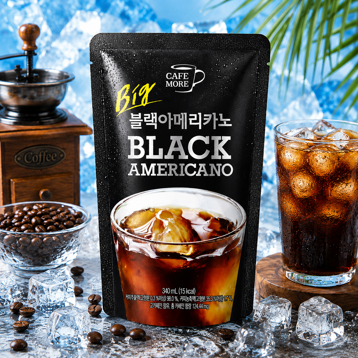 카페모어 빅 블랙아메리카노 340ml (8개입x5 총40팩) 아메리카노 커피 원두 블랙커피 - 상세 이미지 2