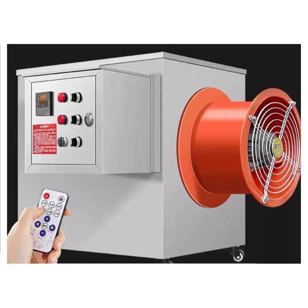 농업용 전기 열풍기 ptc 휴게소 온풍기 건설현장 공장 5KW 380V 스탠다드 항온 - 상품 이미지
