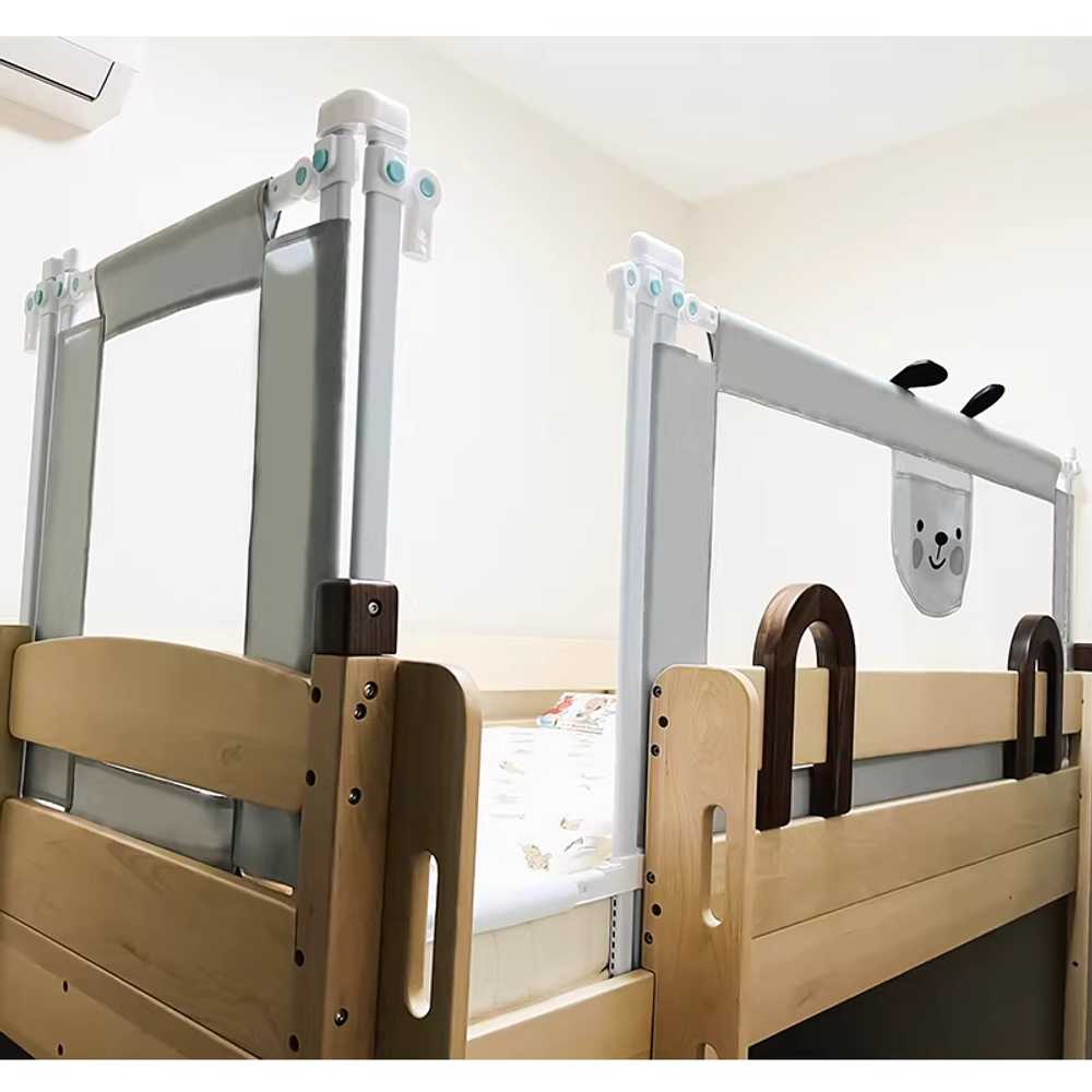 2층침대 안전 낙상방지 가드 난간 보호 프레임 추락 0.8m 회색 곰 - 상세 이미지 5