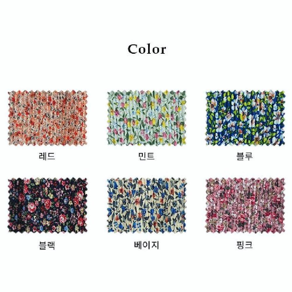 플라워 냉감 꽃무늬 롱스커트 6color 편한 쿨링 치마 이미지 6